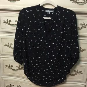 Daniel Rainn split neck blouse